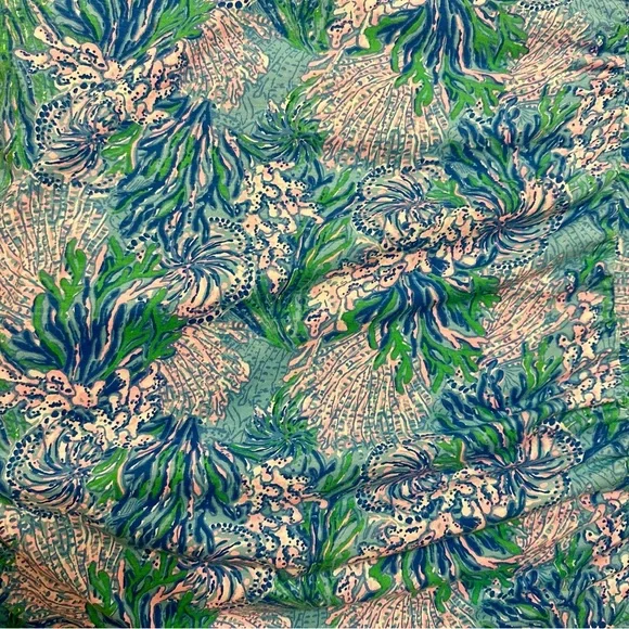 Lilly Pulitzer Malone Cotton Maxi Dress 💚🩷🩵 - Picture 11 of 13